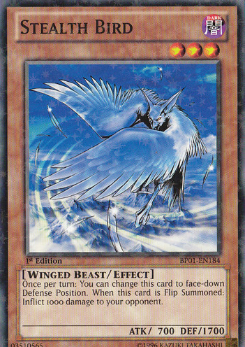 Stealth Bird - BP01-EN184 - Starfoil Rare - 1st Edition