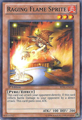 Raging Flame Sprite - BP01-EN136 - Starfoil Rare - 1st Edition