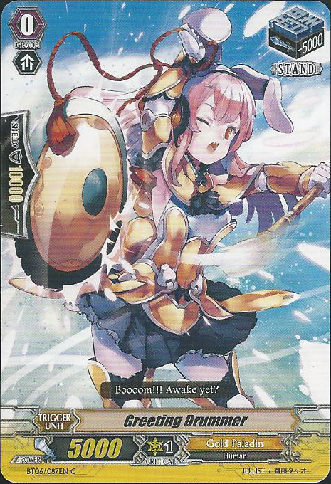 Greeting Drummer - BT06/087EN - C