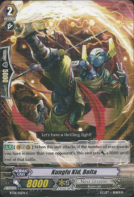 Kungfu Kid, Bolta - BT06/112EN - C