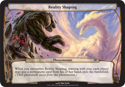 Reality Shaping