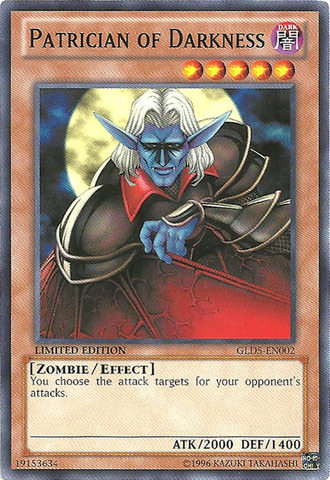 Patrician of Darkness - GLD5-EN002 - Common - Limited Edition