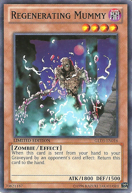 Regenerating Mummy - GLD5-EN016 - Common - Limited Edition