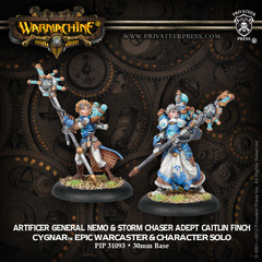 Artificer General Nemo & Storm Chaser Adept Caitlin Finch