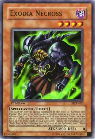 Exodia Necross - DCR-020 - Ultra Rare - 1st Edition