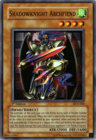 Shadowknight Archfiend - DCR-068 - Common - 1st Edition