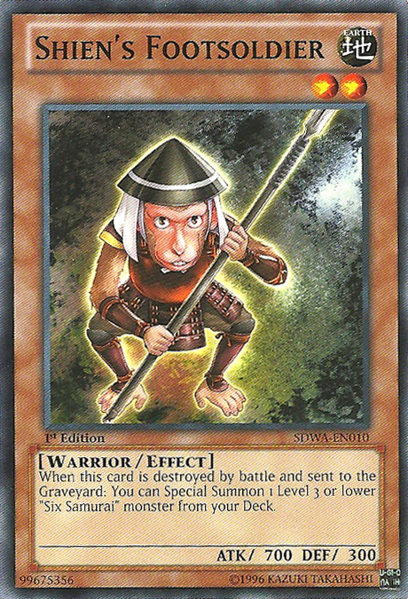 Shiens Footsoldier - SDWA-EN010- Common - 1st Edition