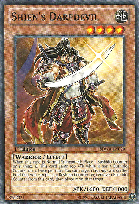 Shiens Daredevil - SDWA-EN020 - Common - 1st Edition
