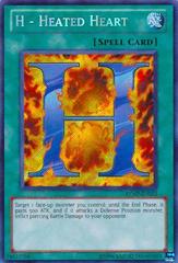 H - Heated Heart - RYMP-EN023 - Secret Rare - Unlimited Edition