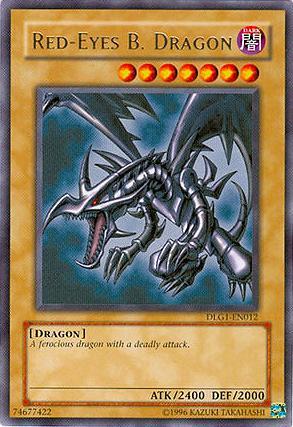 Red-Eyes B. Dragon - DLG1-EN012 - Rare - Unlimited Edition