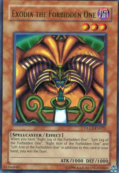 yugioh rare hunter exodia deck The Forbidden One Exodia the Forbidden One -