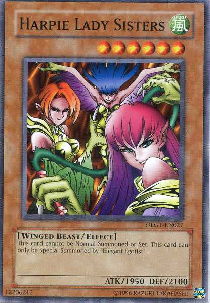 Harpie Lady Sisters - DLG1-EN027 - Common - Unlimited Edition