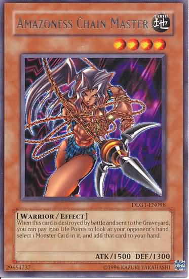 Amazoness Chain Master - DLG1-EN098 - Rare - Unlimited Edition