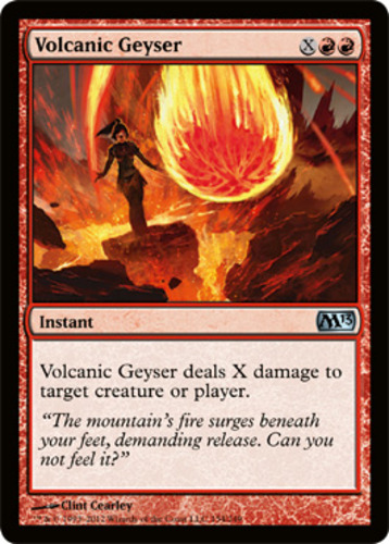 Volcanic 　MTG 4x Volcanic Geyser ~ Lightly Played Magic 2013 M13 MTG Magic x4 4
