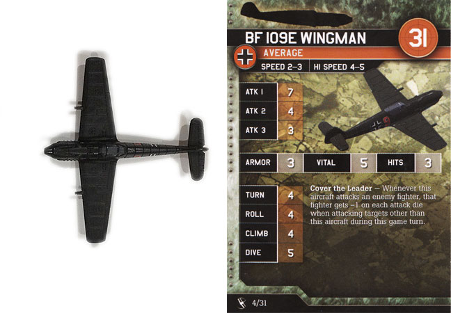 Bf 109E Wingman