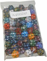 Elemental D20 Bag of 50 Dice