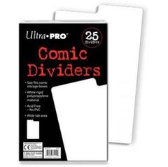 Comic Dividers White Rigid 7-1/2