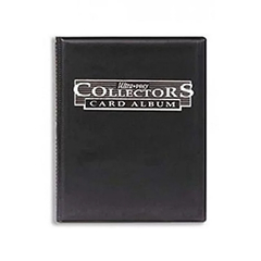 4-Pocket Black Collectors Card Album