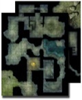 Pathfinder GameMastery Flip-Mat: Haunted Dungeon