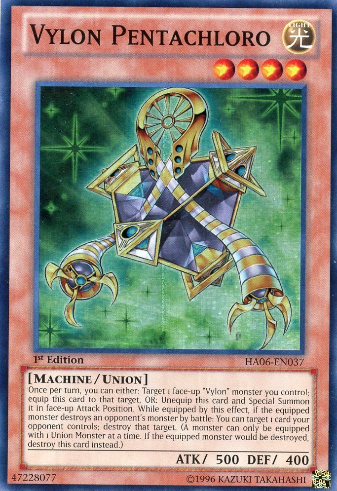 yugioh vylon cards Vylon Pentachloro - HA06-EN037 - Super Rare - 1st Edition - Yu-Gi-Oh!  Singles » Hidden Arsenal 6