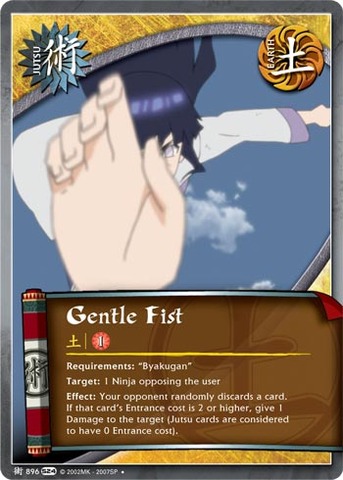 Gentle Fist - J-896 - Uncommon - 1st Edition
