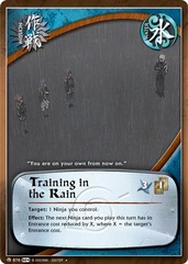 Training in the Rain - M-876 - Uncommon - 1st Edition