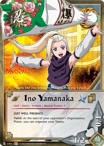 Ino Yamanaka - N-1361 - Common - 1st Edition - Naruto CCG Singles