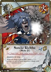 Sasuke Uchiha (State 2) - N-1378 - Uncommon - 1st Edition