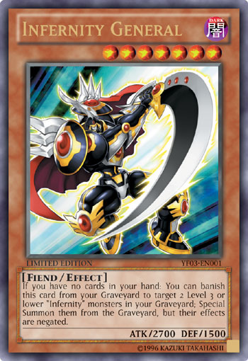 Infernity General - YF03-EN001 - Ultra Rare - Limited Edition