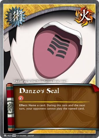 Danzos Seal - J-927 - Common - 1st Edition