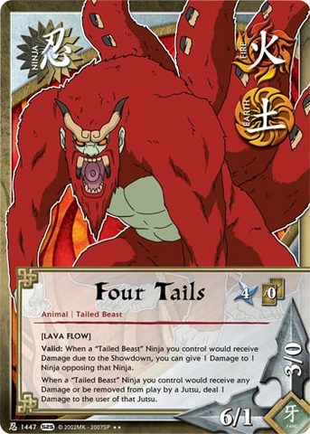 Four Tails - N-1447 - Rare - 1st Edition