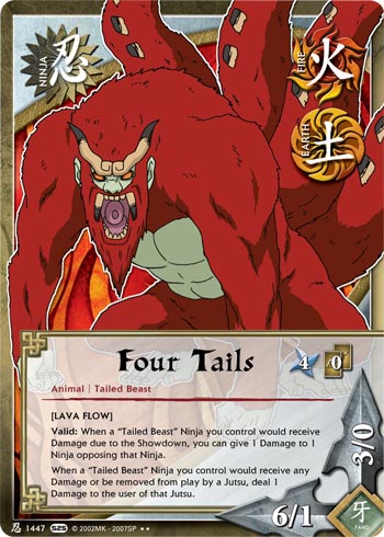 Four Tails - N-1447 - Rare - 1st Edition