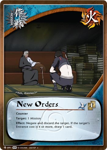 New Orders - M-891 - Uncommon - 1st Edition