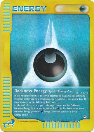 Darkness Energy - 142/147 - Rare - Reverse Holo