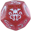 Cthulhu Dice Pink w/ White