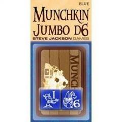 Munchkin Jumbo d6 Blue Pair of Dice