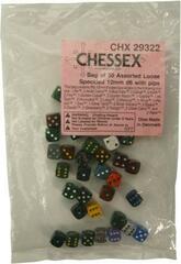 Dice D6 Speckled 12mm bag of 50 dice, d6, 12mm -