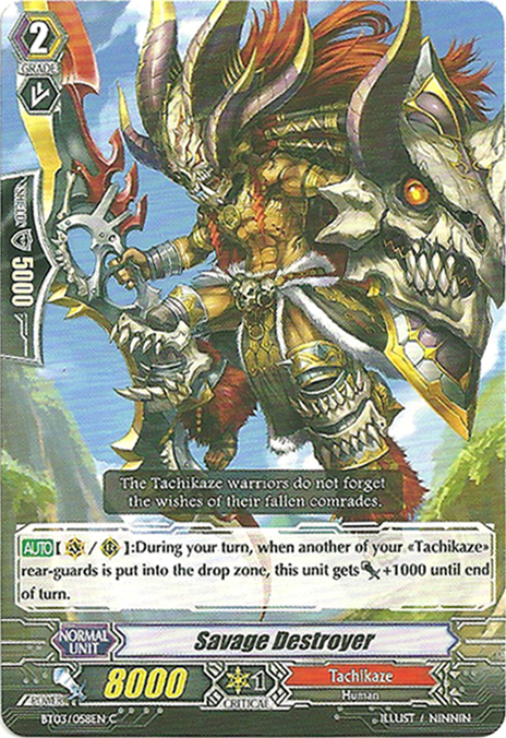 Savage Destroyer - BT03/058EN - C