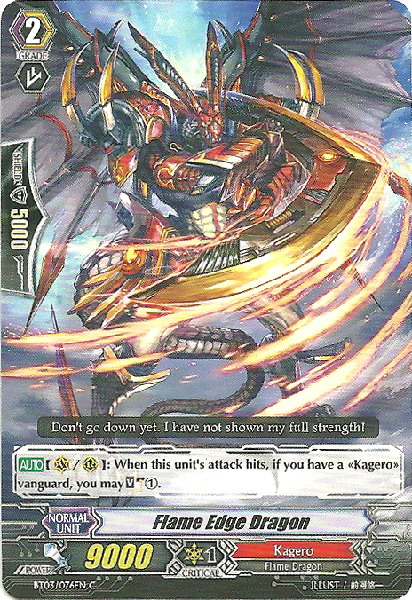Flame-Edge Dragon - BT03/076EN - C