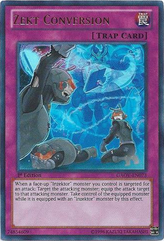 Zekt Conversion - GAOV-EN073 - Ultra Rare - Unlimited Edition
