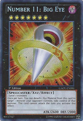 Number 11: Big Eye - GAOV-EN090 - Secret Rare - Unlimited Edition