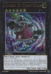 Number 25: Force Focus - GAOV-EN045 - Ultimate Rare - Unlimited Edition