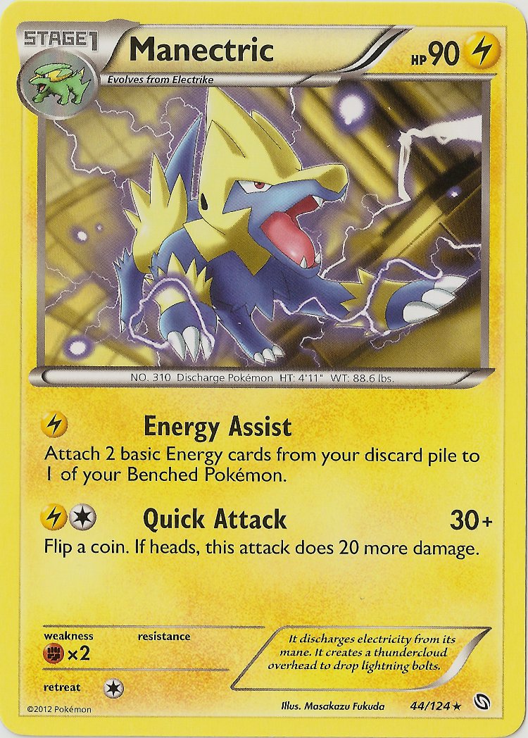 Manectric - 44/124 - Rare