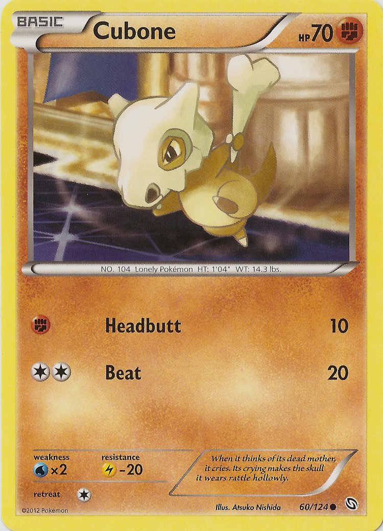 Cubone - 60/124 - Common