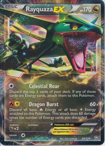 Rayquaza-EX - 85/124 - Ultra Rare EX