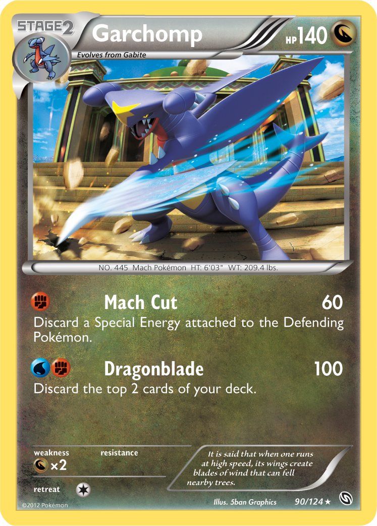 Garchomp - 90/124 - Holo Rare