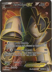 Terrakion-EX - 121/124 - Full Art Ultra Rare