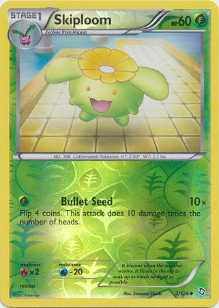 Skiploom - 2/124 - Uncommon - Reverse Holo