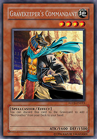 Gravekeepers Commandant - FOTB-EN015 - Rare - 1st Edition