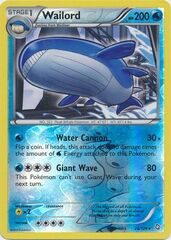 Wailord - 26/124 - Holo Rare - Reverse Holo